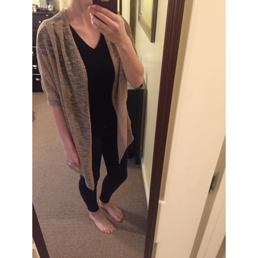 Tan lightweight cardigan
